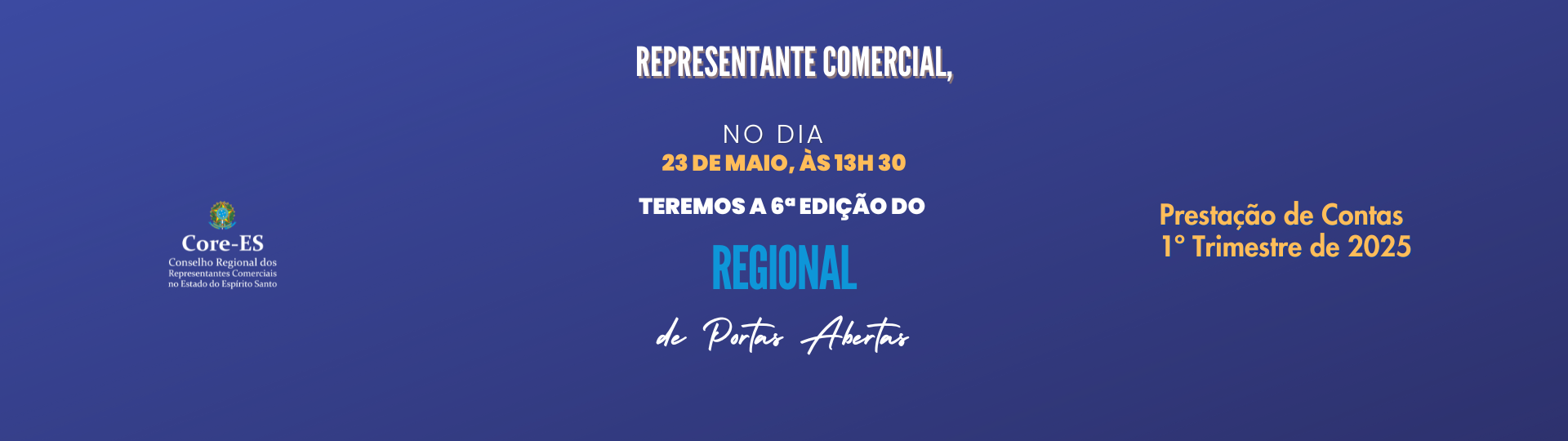 Core-ES | Conselho Regional dos Representantes Comercias no Estado do Espirito Santo